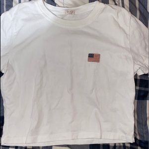 Brandy Melville Flag Patch Tee